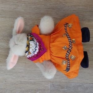 The Muffy Collection Hoppy Vanderhare 1990 Check Mates Costume Bunny Plush